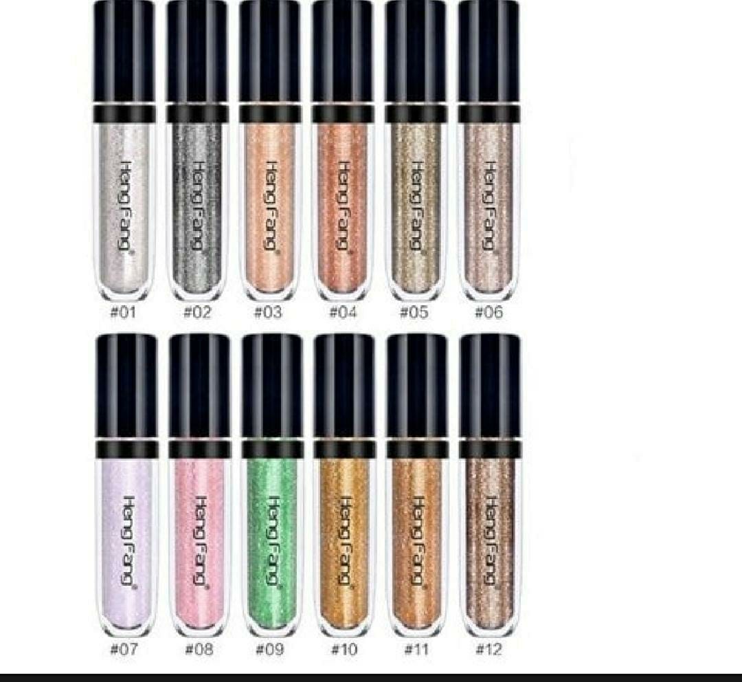 Glittery Liquid Eyeshadow- Pack Of 10