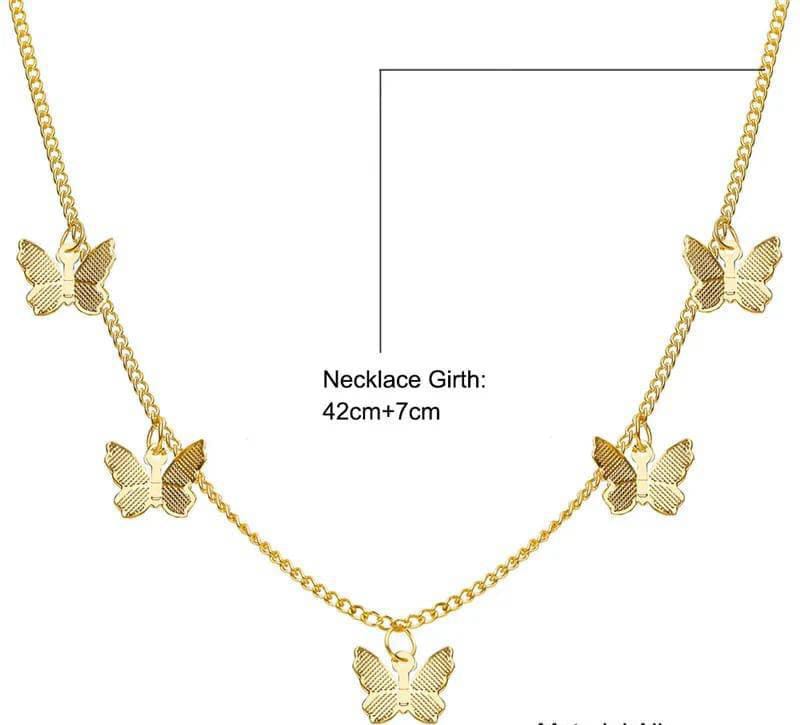Butterfly Chain Necklace