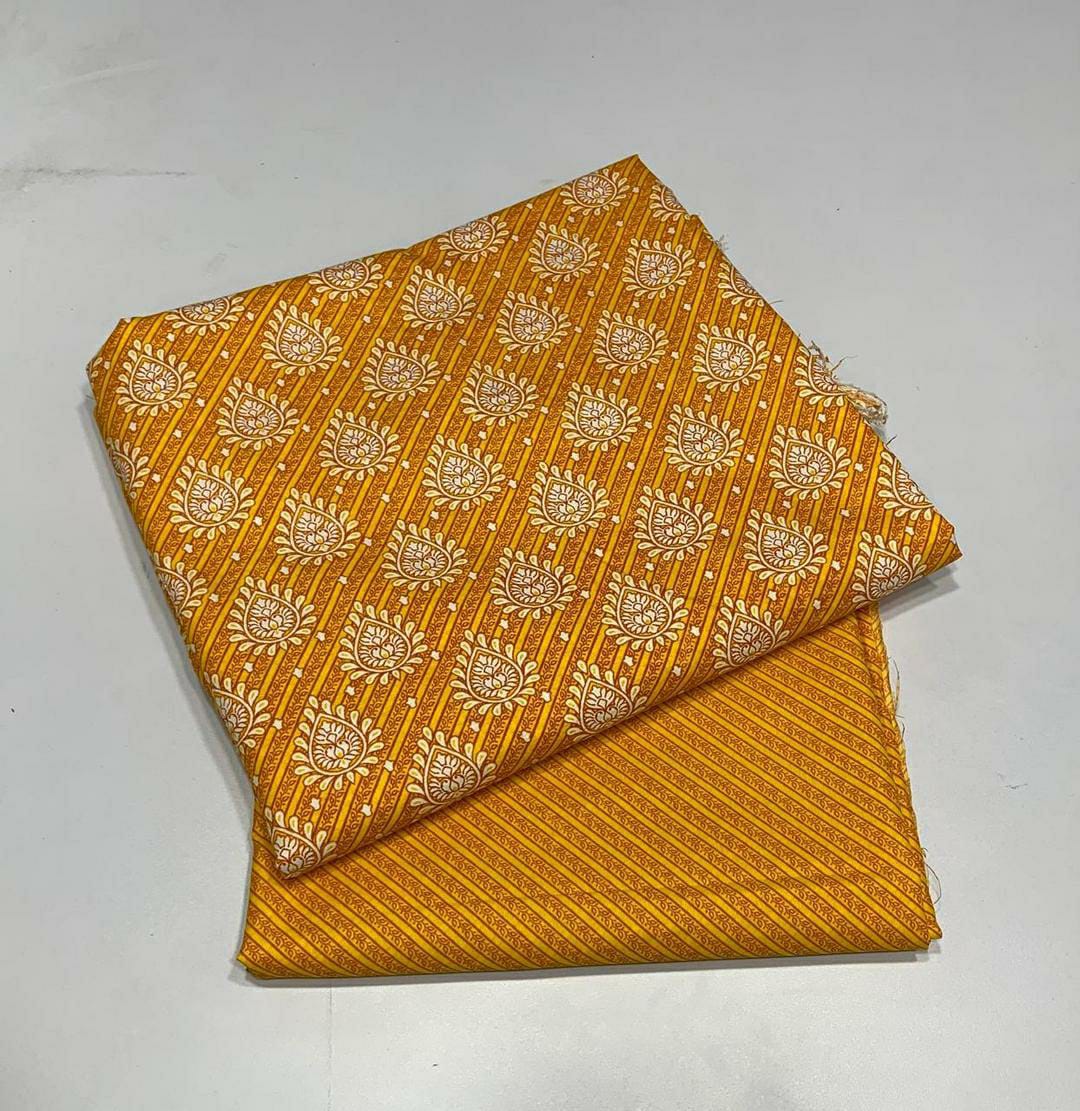 2 Pcs Women's Unstitched Tavira Lawn Printed Suit (Skin Design)