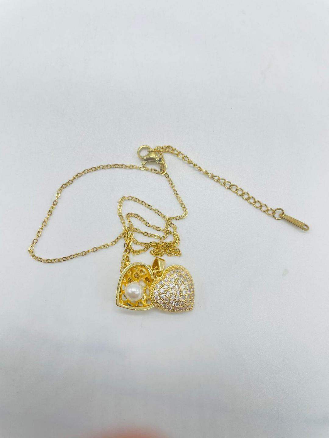 Heart Design Gold Plated Pendant