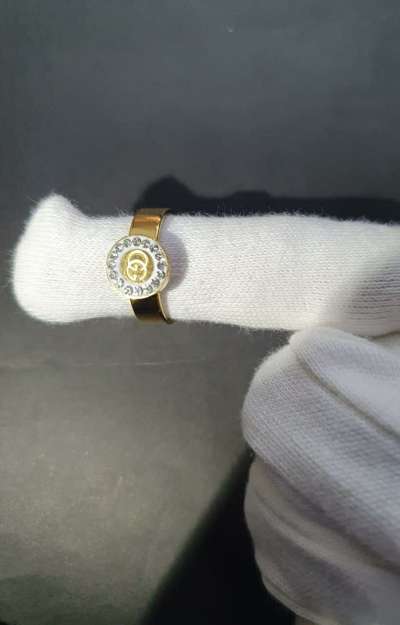 Elegant Gold Plated Band Ring