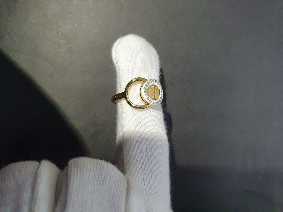 Gold Plated Adjustable Ring