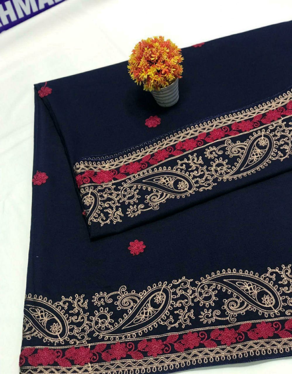 Swiss Women Shawl (Blue)