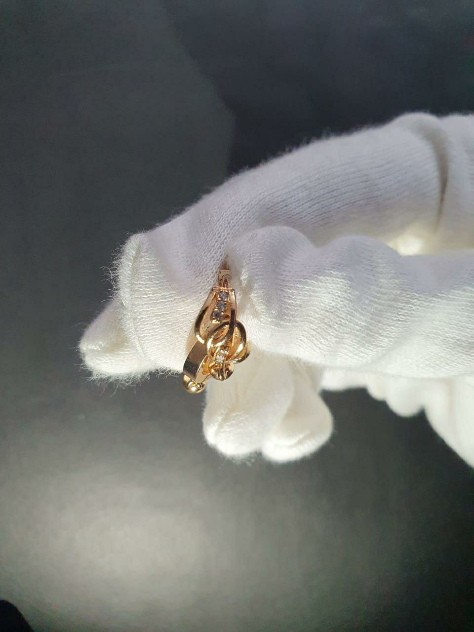 Elegant Golden Metal Hoop Earrings - Unique Design (2 Pcs)