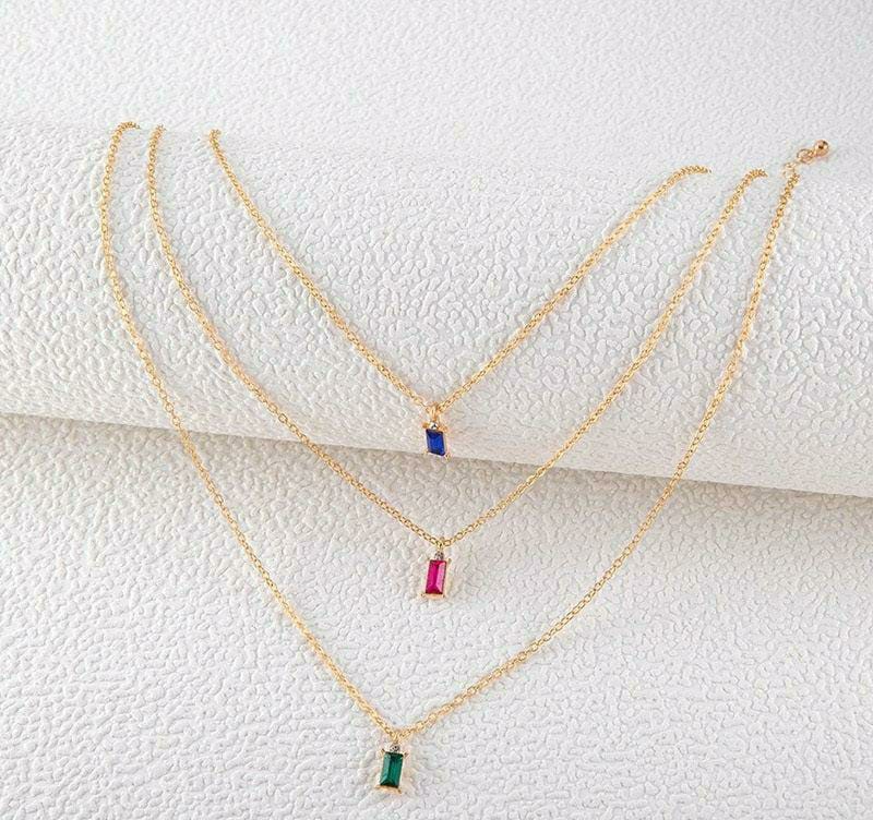Three Layer Multi Necklace