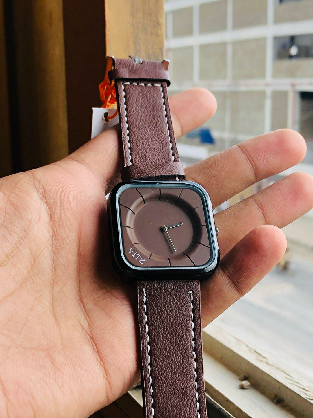 Men's Casual Analogue Watch (Brown)