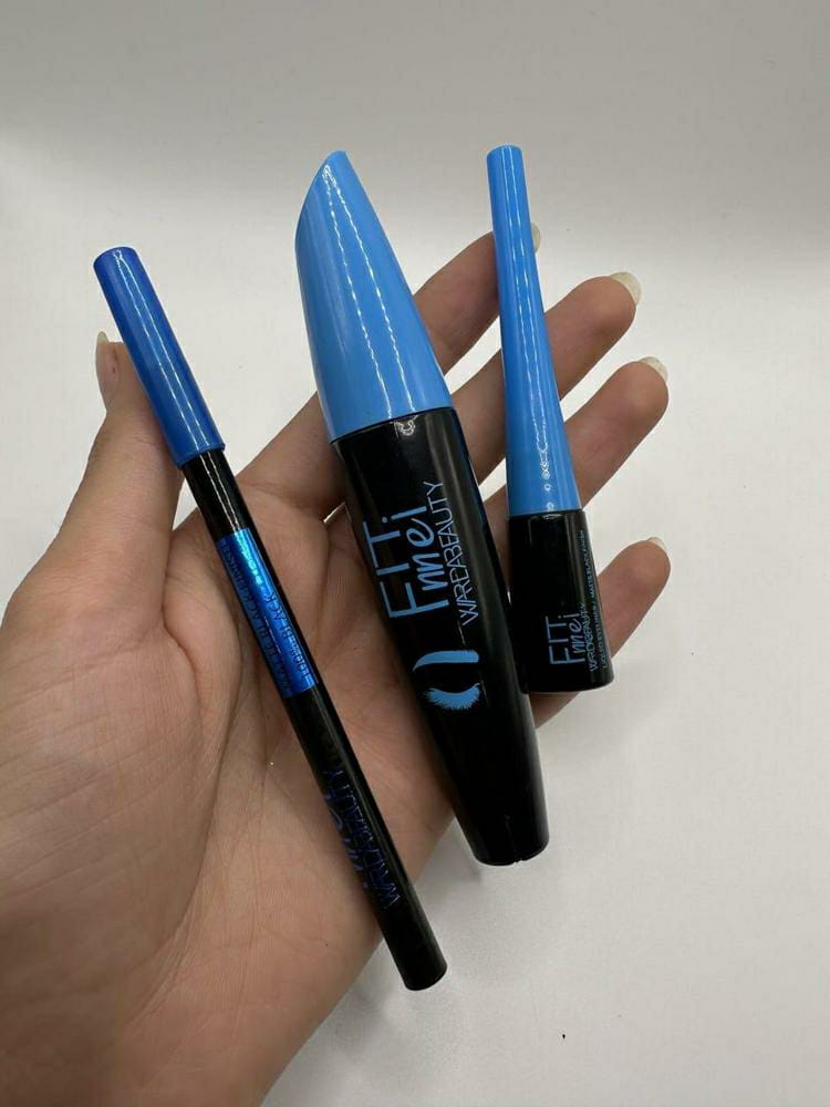 Smudge Proof 3 in 1 Mascara, Eyeliner And Pencil