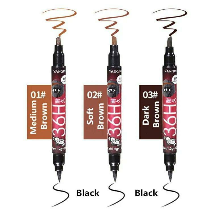 2 In 1 Eyeliner And Eyebrow Pencil