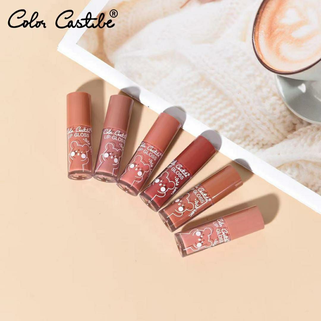 Glossy Finish Lip Gloss, Pack Of 6