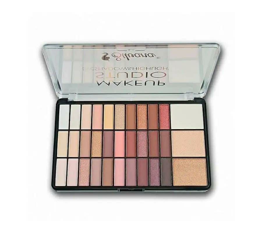 Shimmer Eyeshadow Palette And Highlighter Palette- Versatile Shades for Every Look