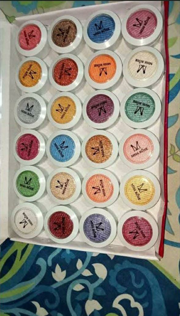12 Pcs Glitter Eyeshadow