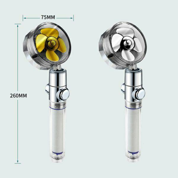 Pressurized Shower Head Turbine
