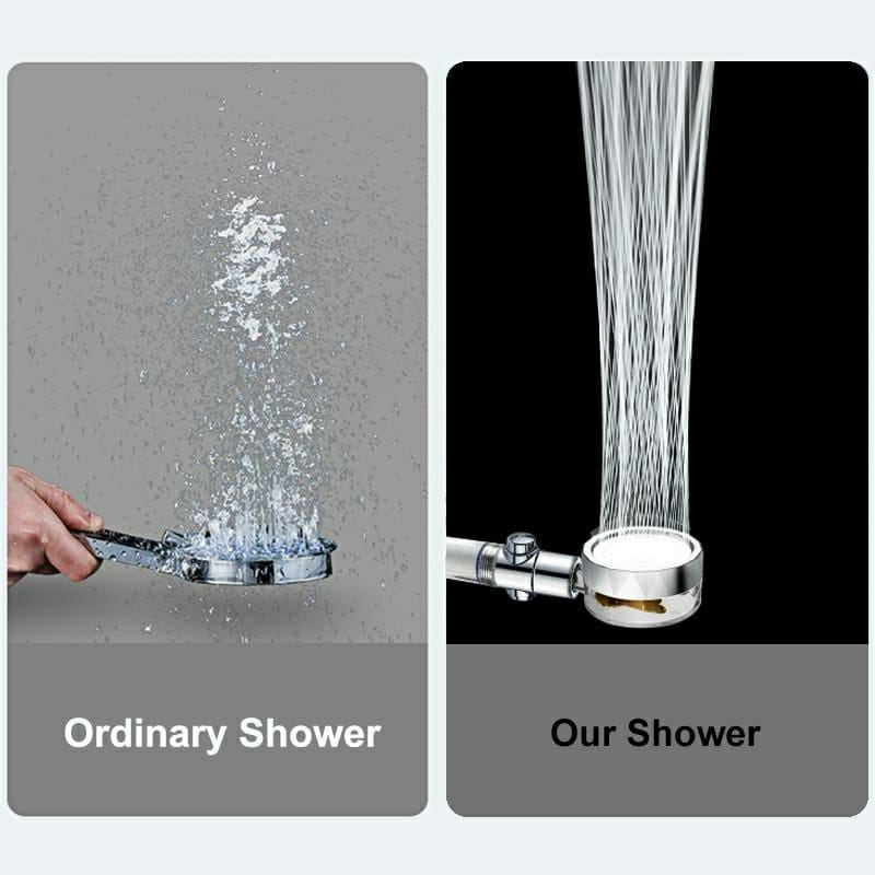 Pressurized Shower Head Turbine