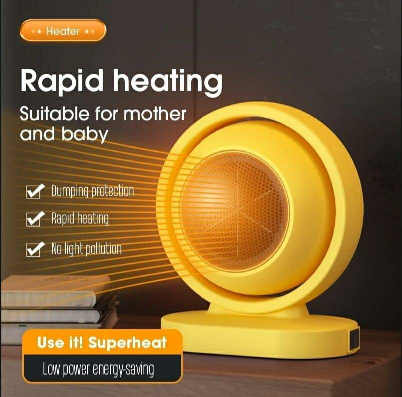 Portable 380W Electric Heater - 1 Pc Stainless Steel Innovative Heating Solution