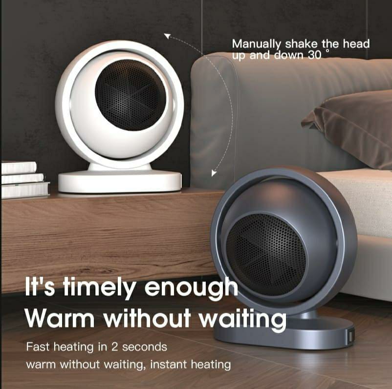 Portable 380W Electric Heater - 1 Pc Stainless Steel Innovative Heating Solution