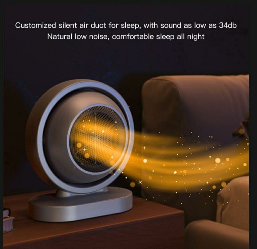 Portable 380W Electric Heater - 1 Pc Stainless Steel Innovative Heating Solution