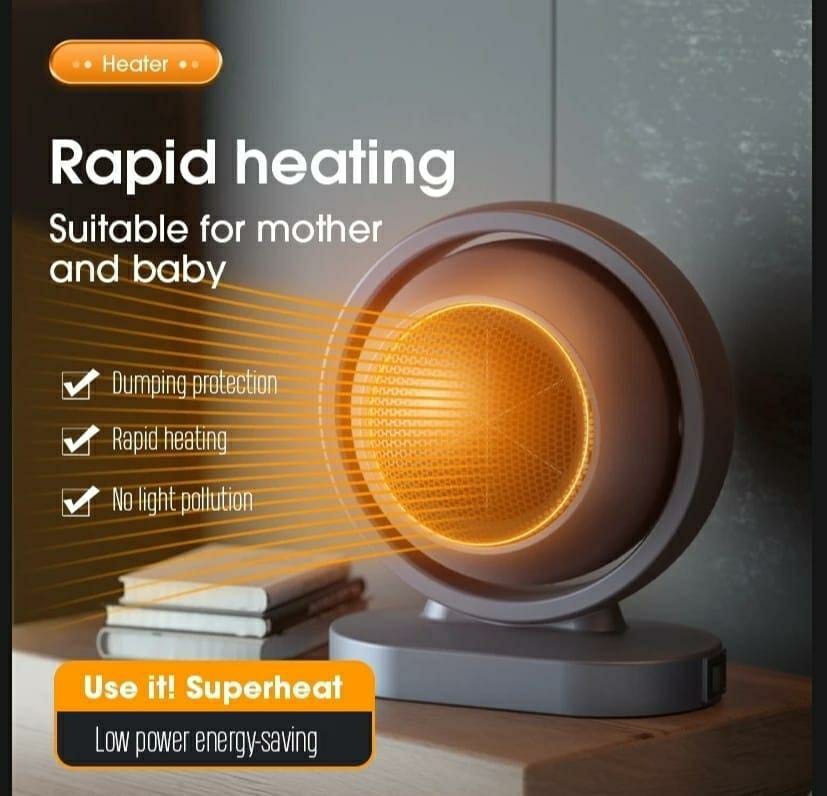 Portable 380W Electric Heater - 1 Pc Stainless Steel Innovative Heating Solution