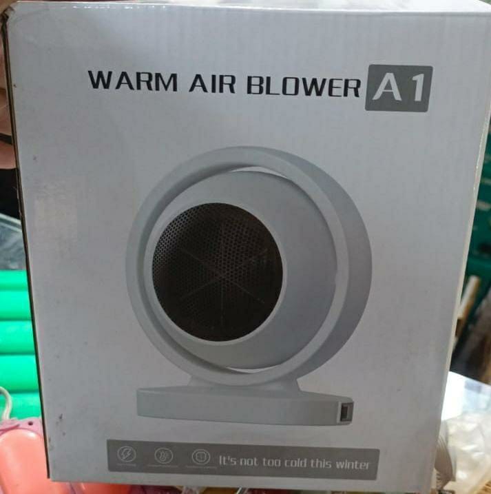 Portable 380W Electric Heater - 1 Pc Stainless Steel Innovative Heating Solution