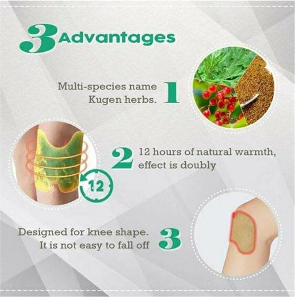 Knee Pain Relief Patch - Pack Of 12