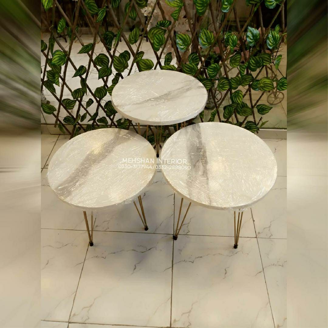 3 Pcs Coffee Table Set
