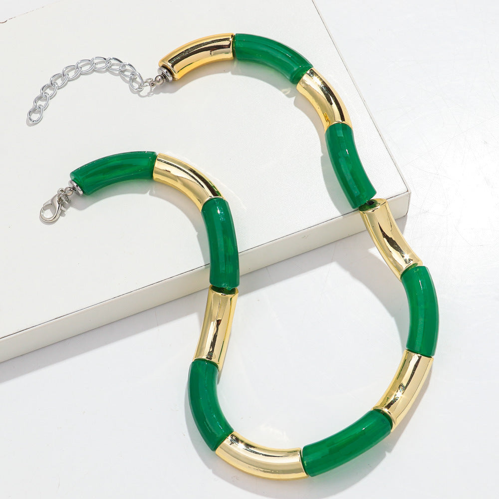 Sweater Neckband Necklace Creative Charm Style Cut Female
