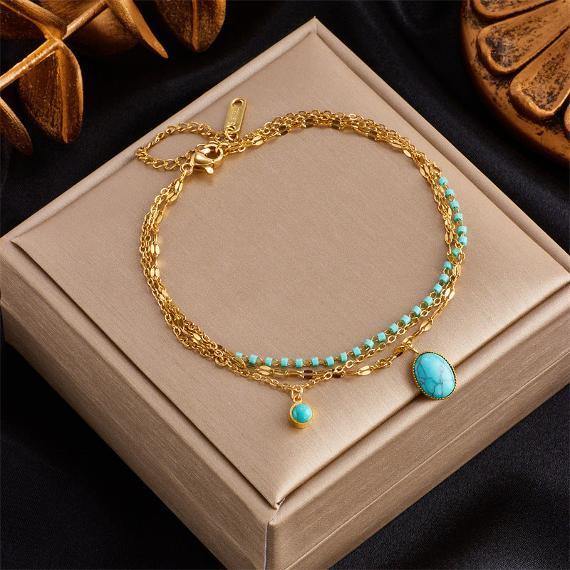Women's Fashion Three-dimensional Butterfly Titanium Steel Bracelet