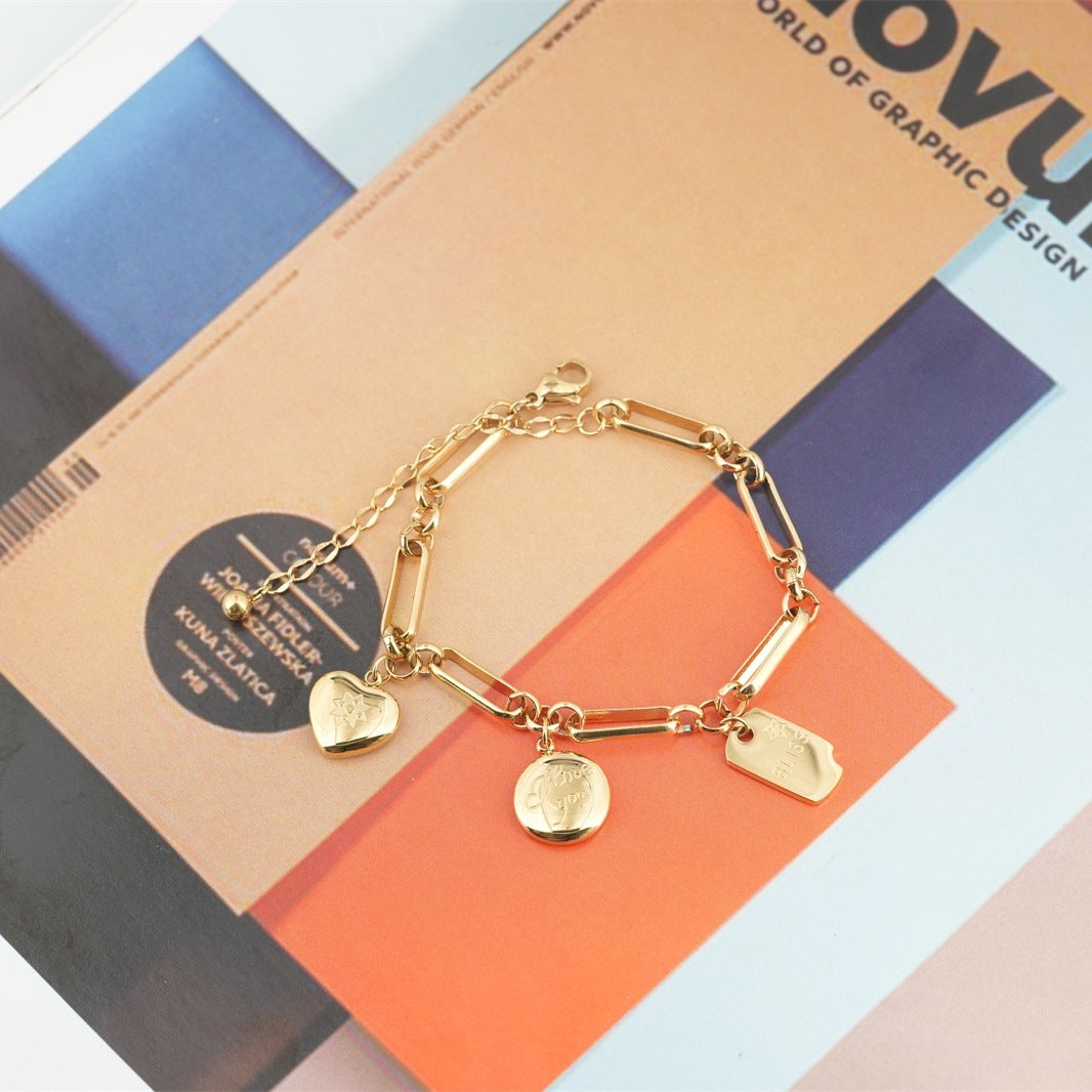 Retro Hong Kong Style Bracelet Anklet