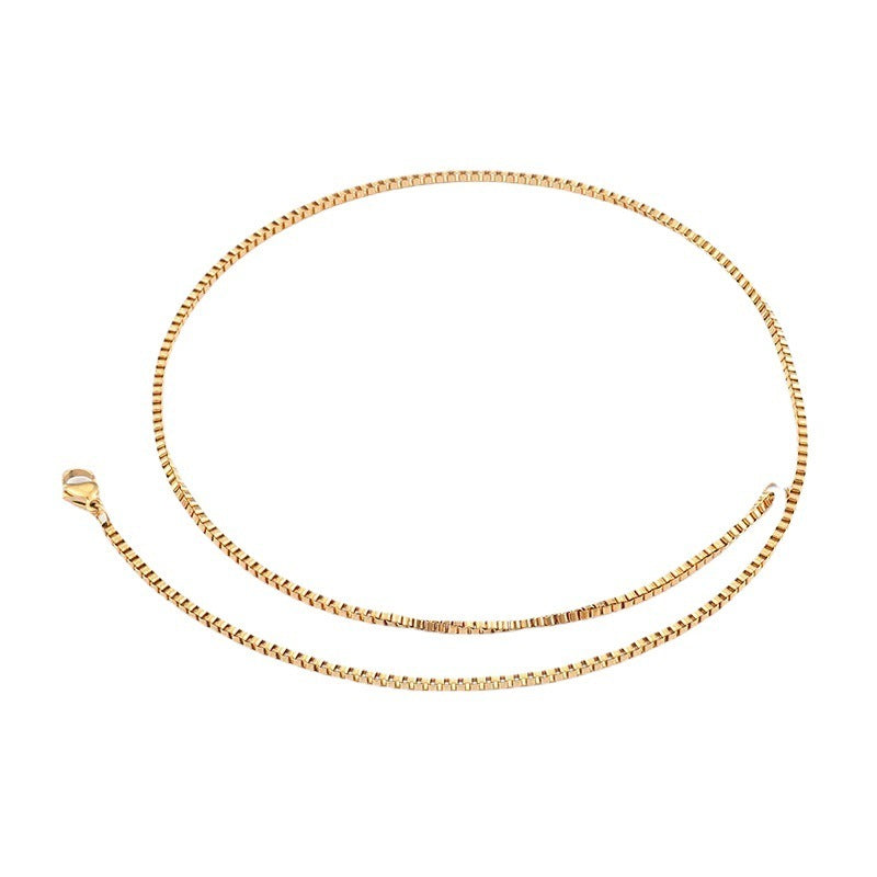 Titanium Steel Furnace Vacuum Plating Necklace