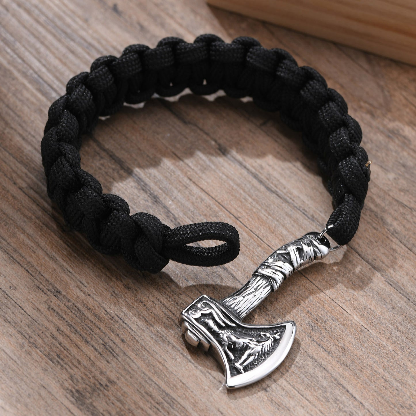 Men's Fashion Stainless Steel Viking Axe Bracelet