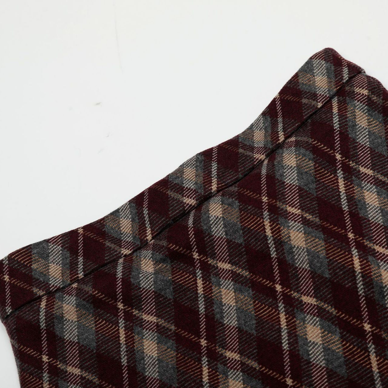 Women's New American Retro College Style Plaid Skirt