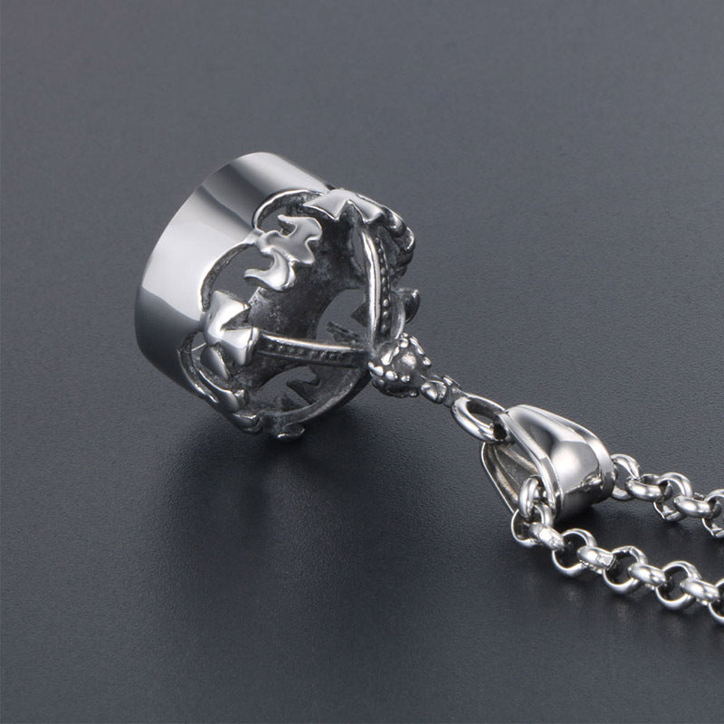 Fashion Titanium Steel Retro Personalized Necklace