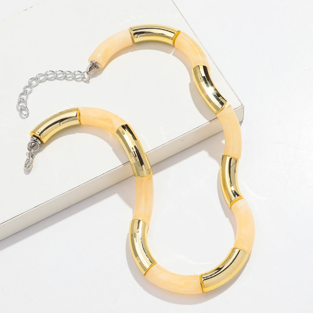 Sweater Neckband Necklace Creative Charm Style Cut Female
