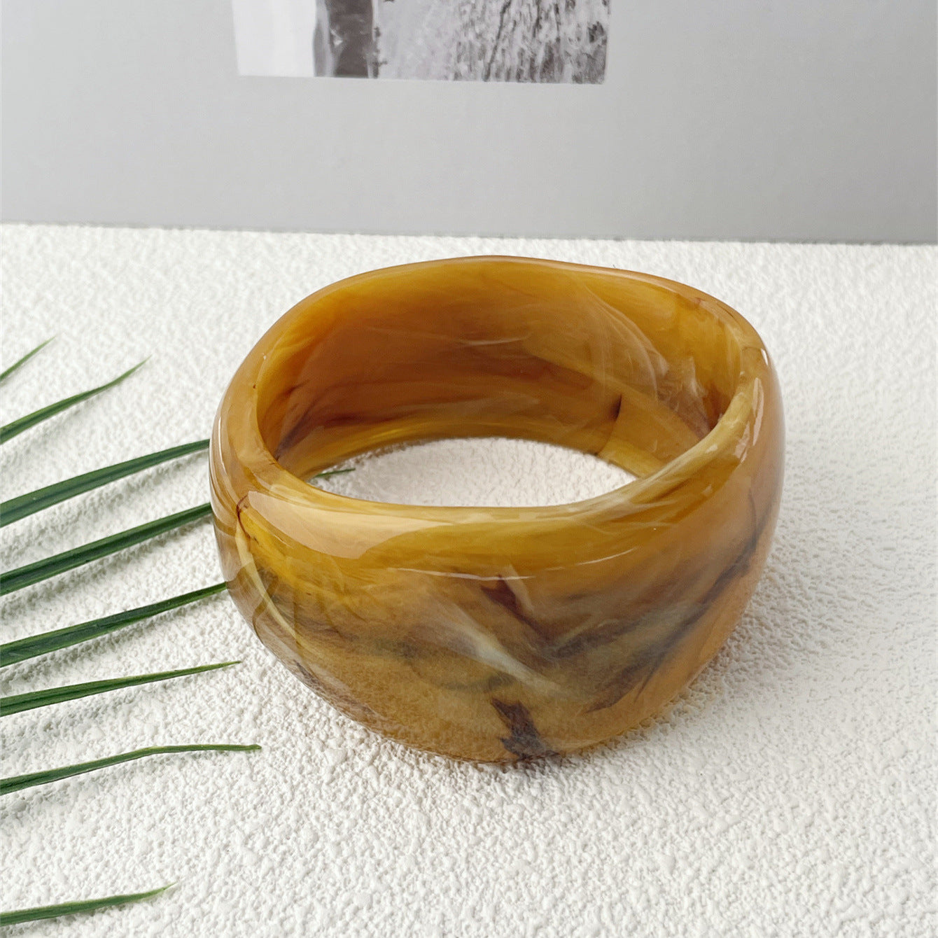 Marble Pattern Acrylic Bracelet Irregular Female