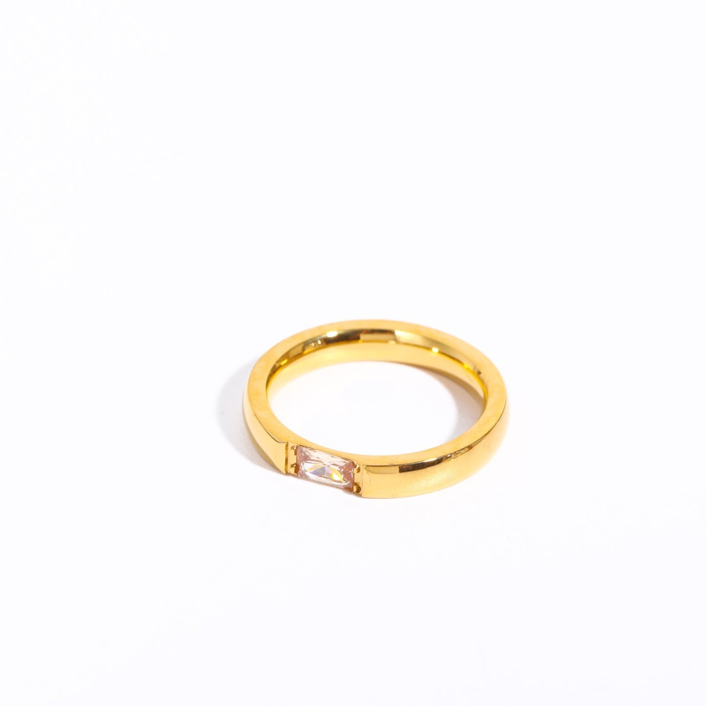 December Color Zircon Ring 18K Gold Plating