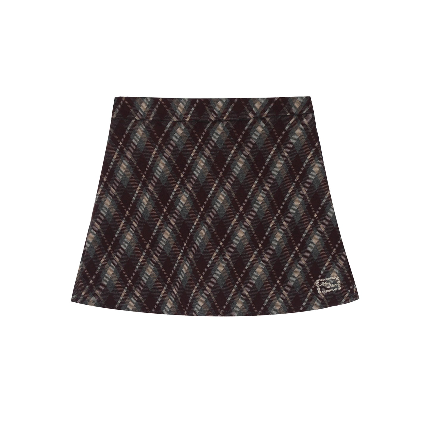 Women's New American Retro College Style Plaid Skirt