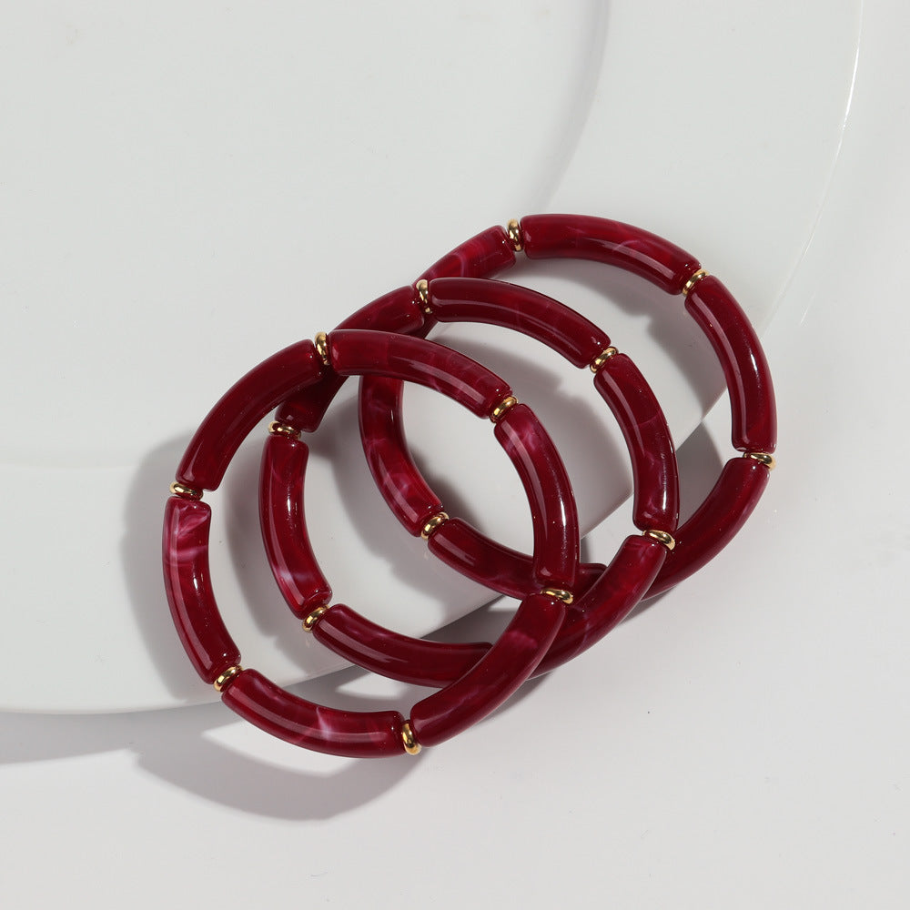 European And American Popular Acrylic Elbow Bracelets Ladies