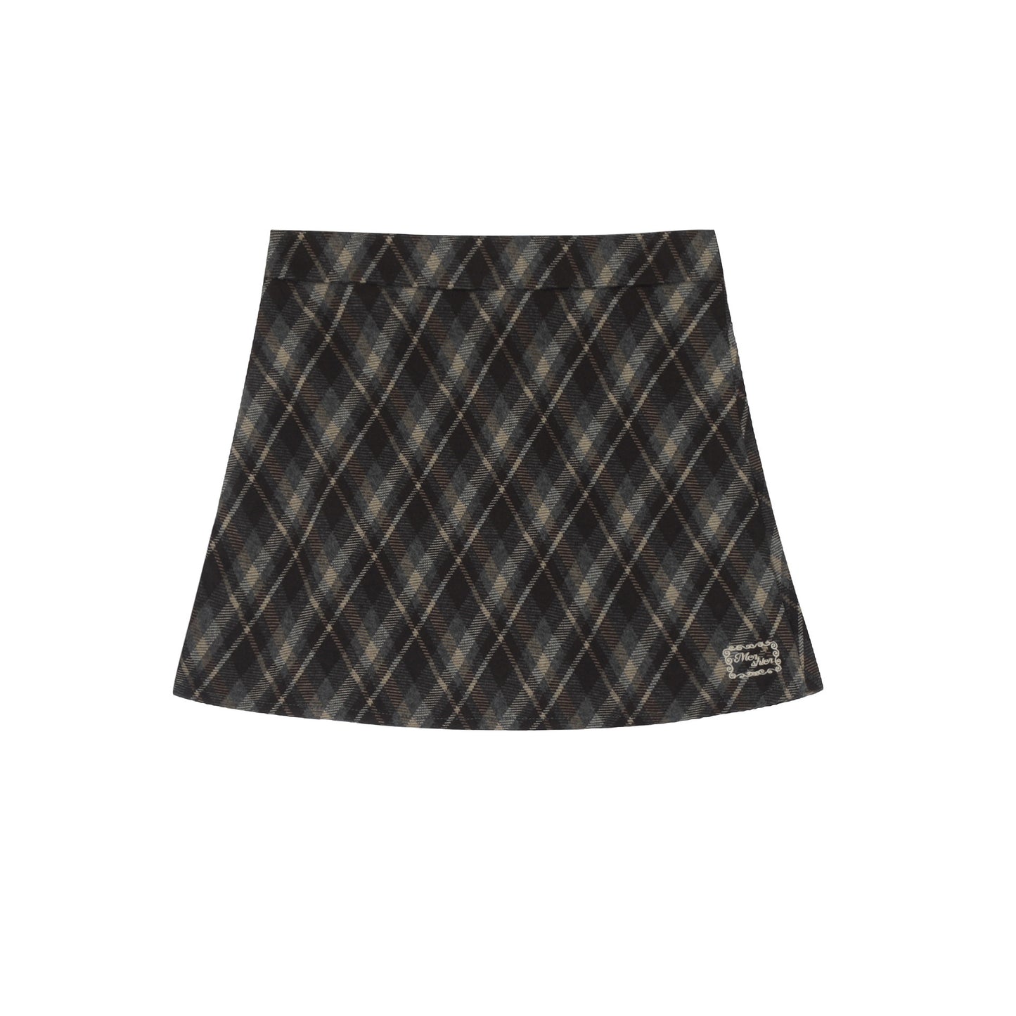 Women's New American Retro College Style Plaid Skirt
