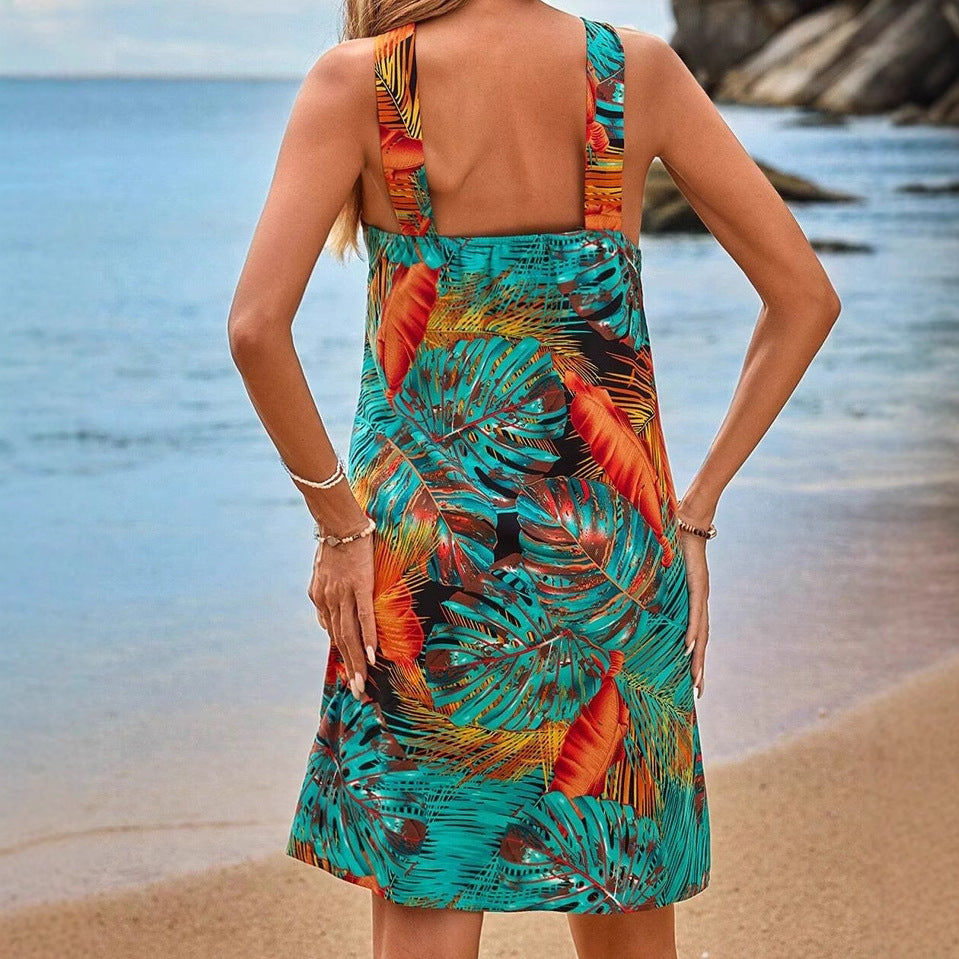 Beach Vacation Style Dress Women