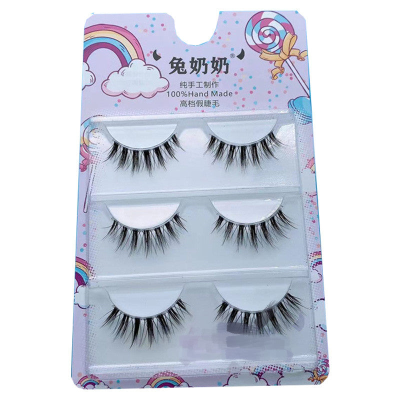 Roots And Distinct False Eyelashes 12mm Long To Send Glue