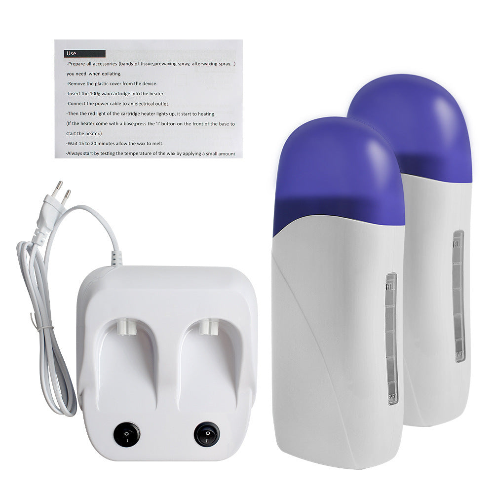 Double-seat beeswax hair removal wax machine multifunctional
