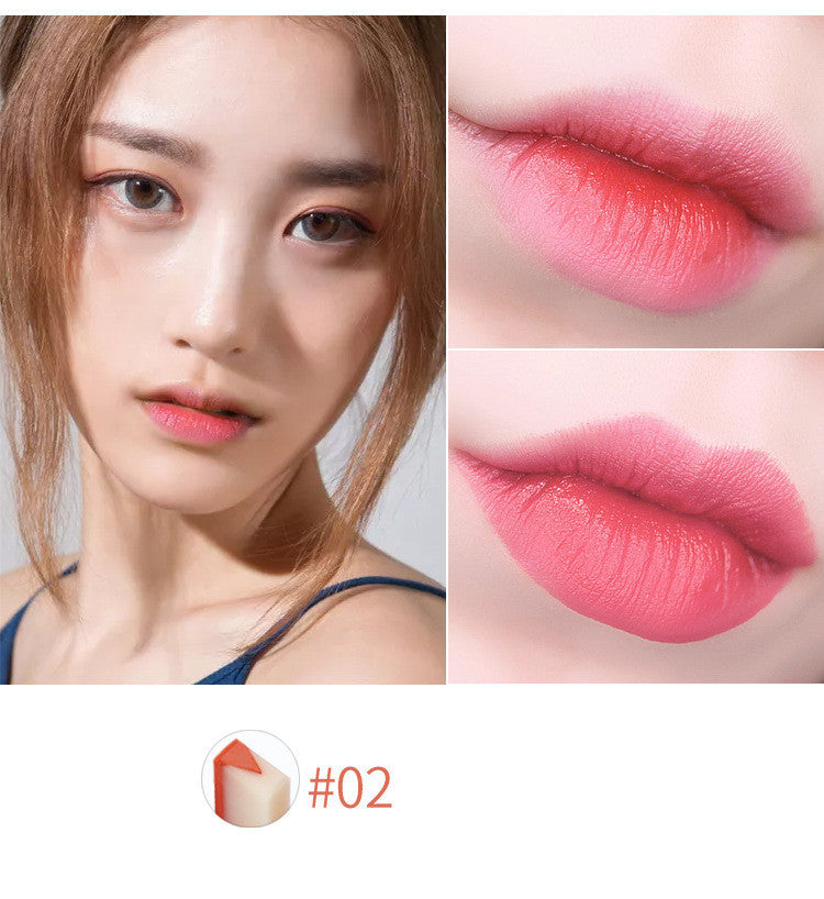 Hot Sale Women Double Color Lipstick Waterproof Long-Lasting Lip Gloss Moisturzing Nourishing Lipsticks Balm Lip Cosmetics