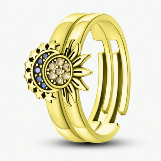 Fashion Sun Moon Tonghui Couple Couple Rings