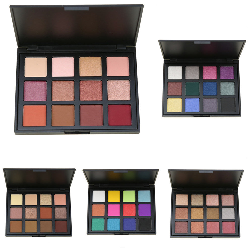 12 Color Eye Shadow Smokey Eye Make-up Eye Shadow Box