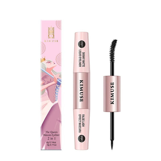 Double-Head Long Lasting Waterproof Mascara Liquid Eyeliner Combination