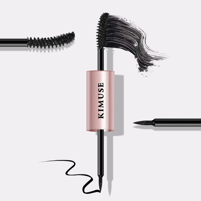 Double-Head Long Lasting Waterproof Mascara Liquid Eyeliner Combination