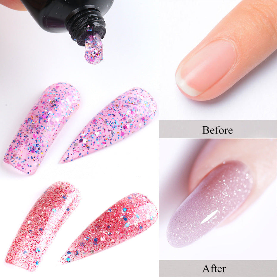 New Glitter Nail Art Crystal Extension Glue