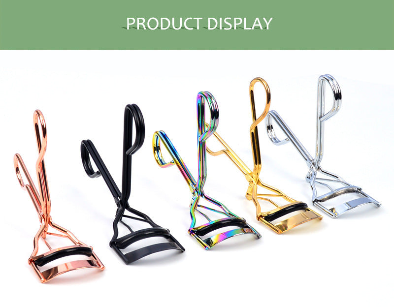 Makeup Eyelash Curler False Eyelash Tweezer Cosmetic Curl Colorful Portable Beauty Accessory