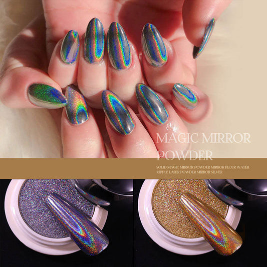 Fashion Nail Art Solid Laser Powder