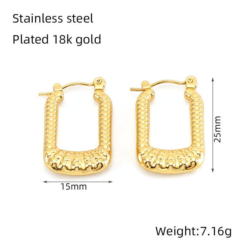 Titanium Steel Earrings For Women