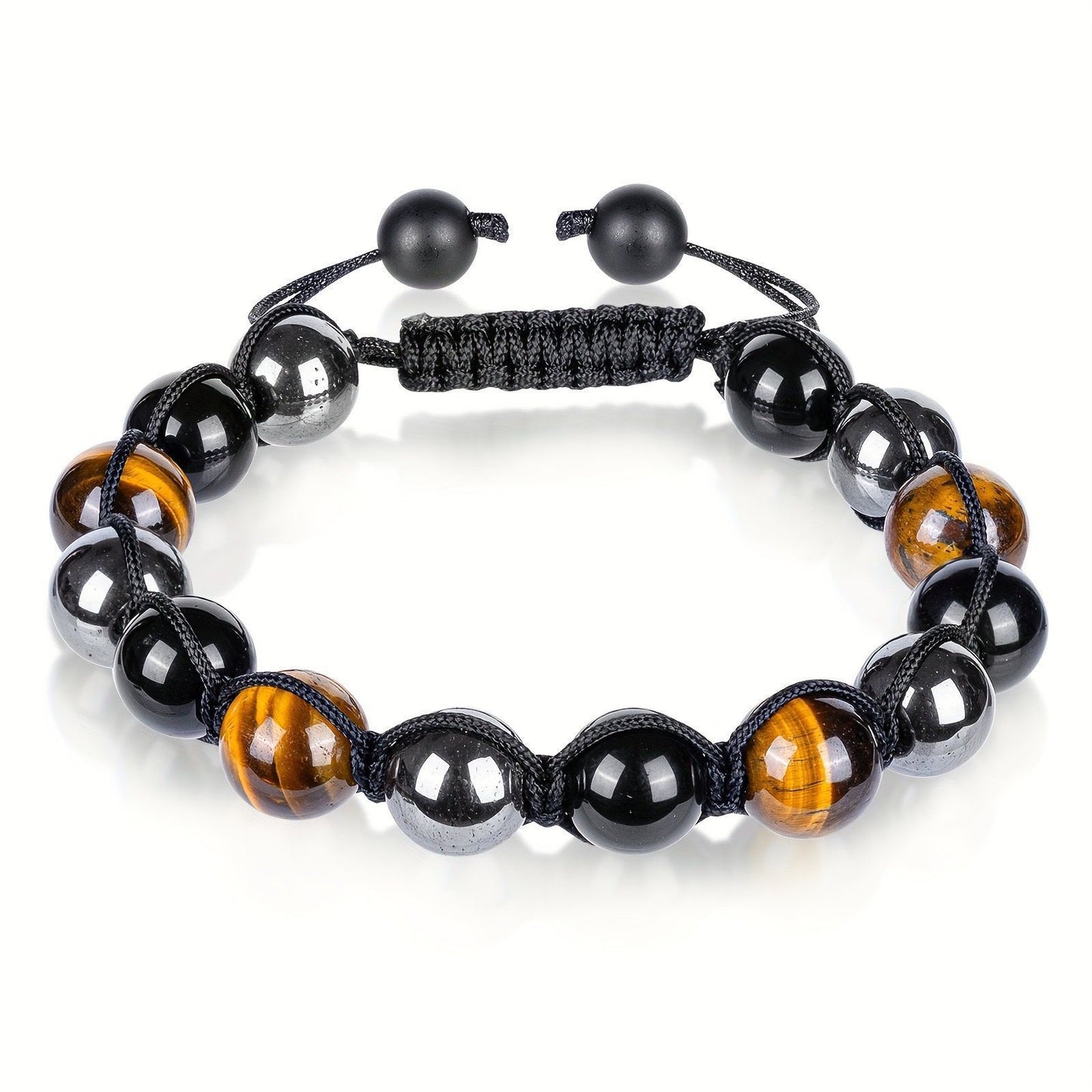 Natural Tiger Eye Obsidian 8mm Bracelet